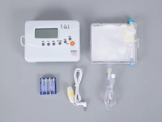 Pompa elettronica usa e getta controllata per analgesia